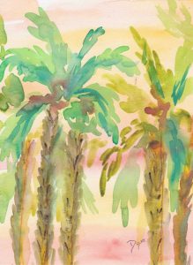 Sunset Palms 3