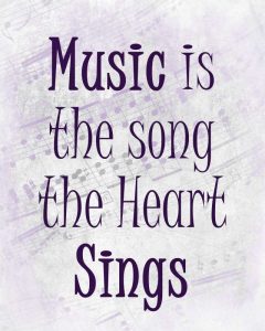 Music is the Song A