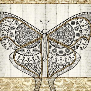 Damask Butterfly 2