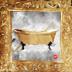 Golden Bath Kiss Mate
