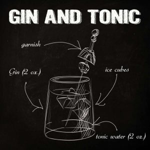 GIN AND TONIC SKETCH
