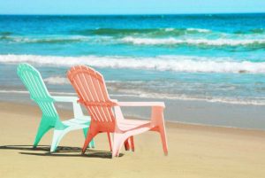 Adirondak Chairs on the beach