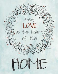 Home Love Wreath