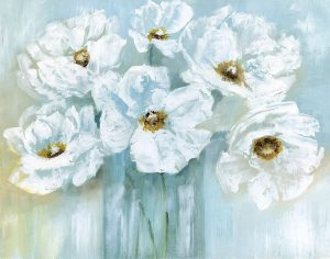 White Poppy Bouquet