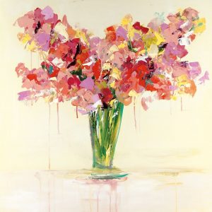 Vase of Red and Pink