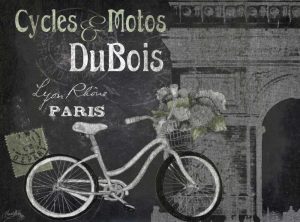 Paris Bike on Chalk Border II