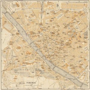 Mapa di Firenze 1896