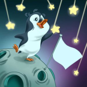 The penguin and the stars