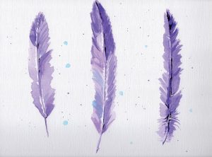 Lavender Feathers