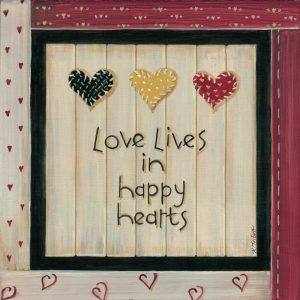 Love Lives in Happy Hearts