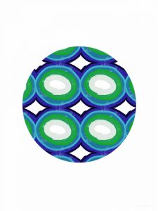 Blue and Green Ball