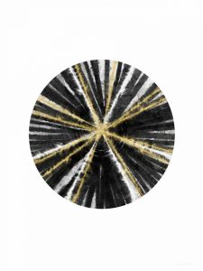 Black, White, and Gold Ball