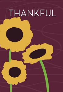 Thankful Sunflower