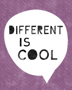 Different is Cool