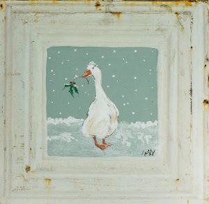 Goose in Snow