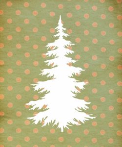 White Christmas Tree BG