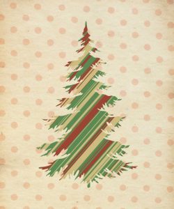 Striped Christmas Tree