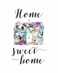 Home Sweet Home Floral