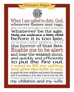 Fireman Prayer