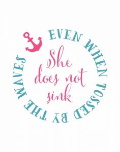 She Does Not Sink