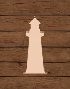 Nautical Wood Lighthouse