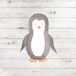 Watercolor Penguin