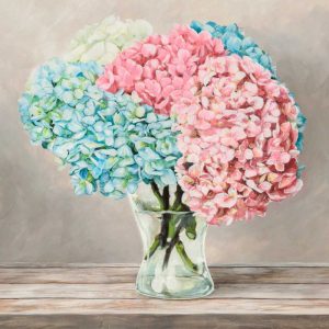 Fleurs et Vases Blanc II