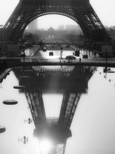 The Eiffel tower reflected, Paris