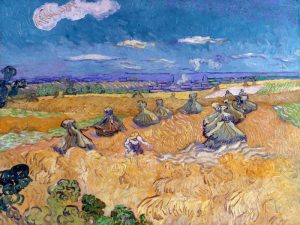 Wheat Fields with Reaper Auvers