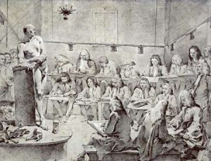 Piazzettas Academy: Artists Drawing a Nude