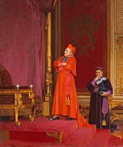 A Cardinal Looking at Napoleons Throne