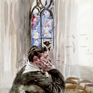 Portrait of a Man In Church