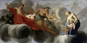 Venus Presents Cupid To Jupiter