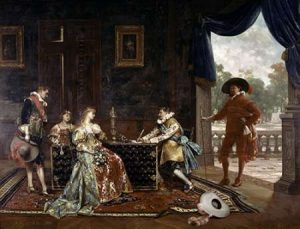 Signing a Marriage Contract at Court of Louis XIV