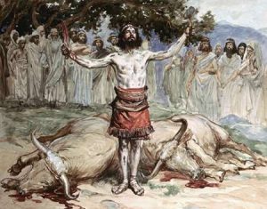 Saul Sacrifices The Oxen