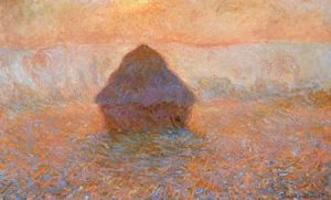 Stack Of Wheat Sun In The Mist 1891