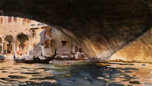 Under the Rialto Bridge, 1909