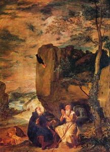 Saint Anthony Abbot And Saint Paul The Hermit