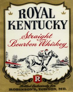 Royal Kentucky Straight Bourbon Whiskey