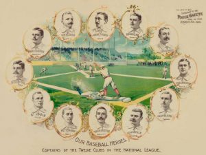 Our baseball heroes – captains of the twelve clubs in the National League