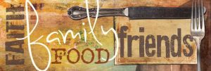 Faith, Family, Food, Friends