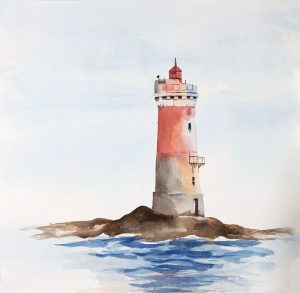 French Phare Les Pierres Noires