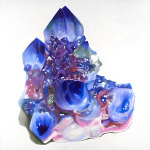 Blue and Purple Quartz Cristal