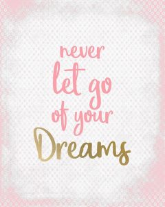 Never Let Go of your Dreams
