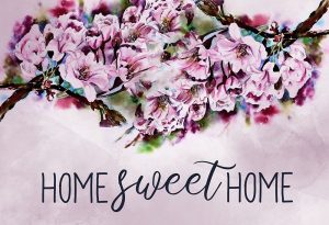 Home Sweet Home Cherry Blossoms