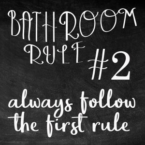 Bath Rules 3