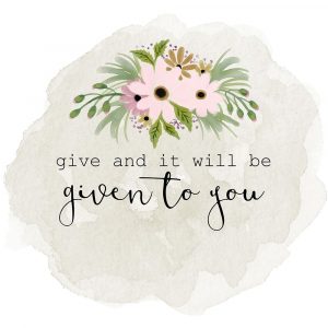 Given to You