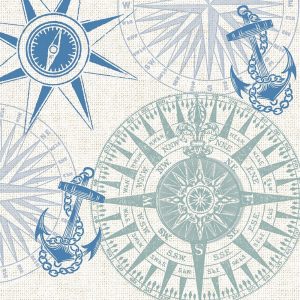 By The Sea Compass Rose 1