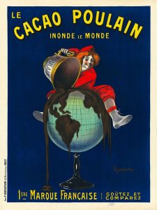 Le cacao Poulain inonde le monde, 1911