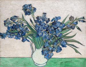Irises, 1890 (White Vase)